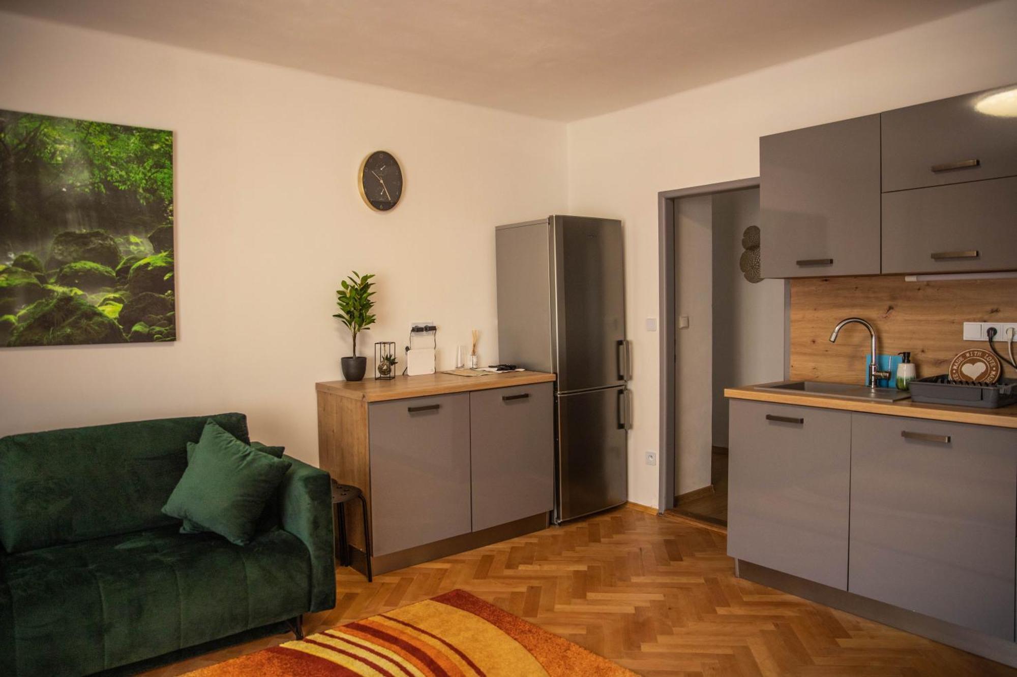Prostorny Byt V Centru U Reky, 2 Loznice, Balkon Hradec Kralove Exterior foto